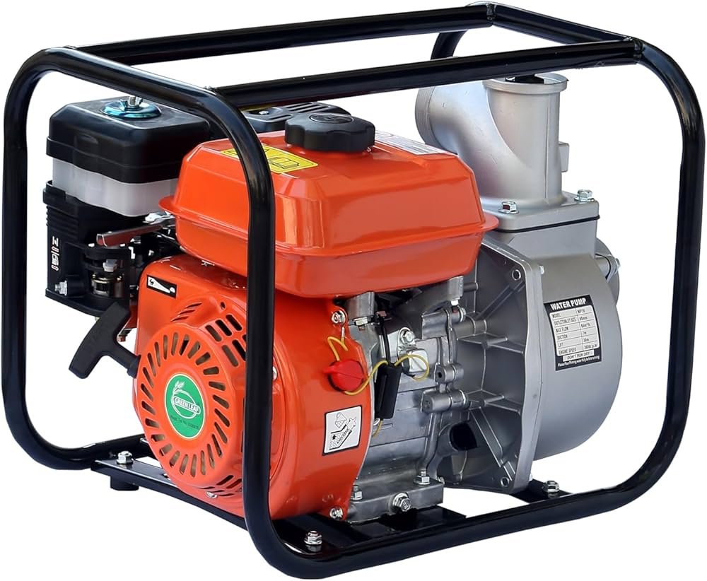 GREEN LEAF 3 INCH PETROL OPERATED WATER PUMP